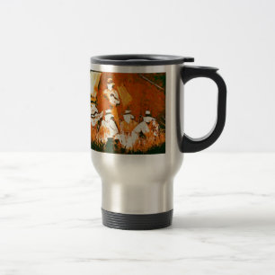Mug De Voyage Chouettes vintages Au Feu De Campagne Boug De Voya
