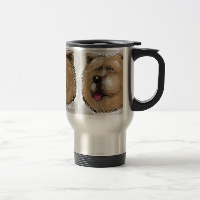 Mug De Voyage Chow Chow (Droit)