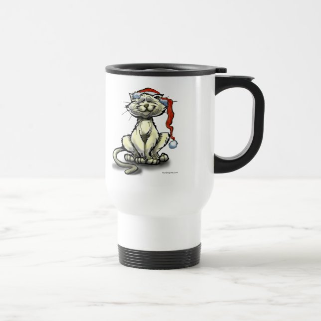 Mug De Voyage Christmas Cat (Droite)