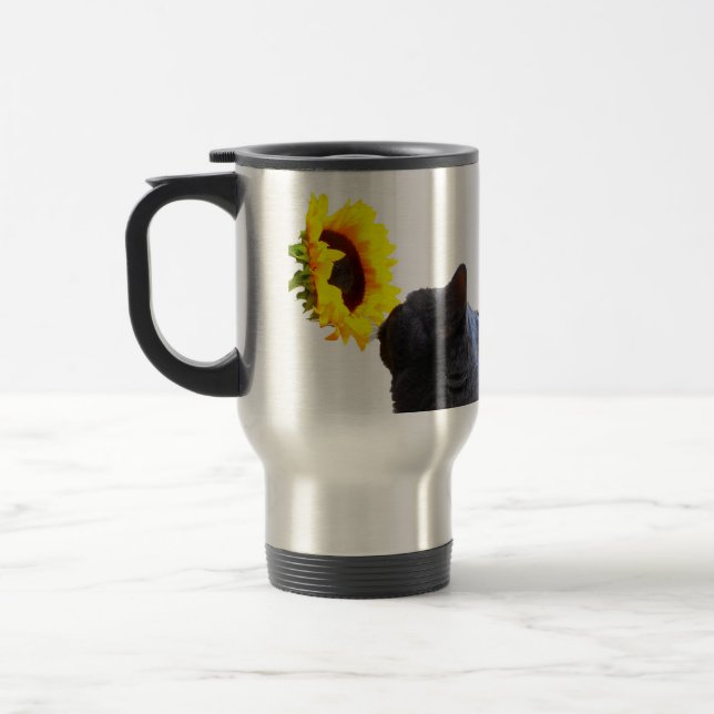 Mug De Voyage Chronométrez pour sentir les fleurs (Gauche)