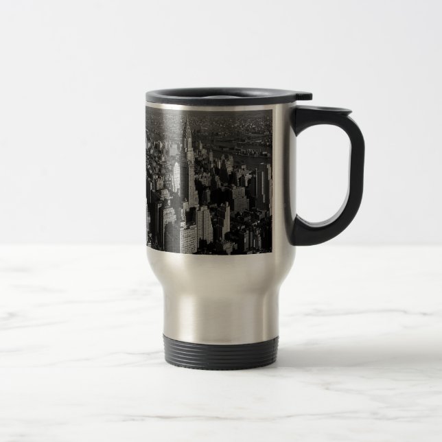 Mug De Voyage Chrysler Building New York Manhattan (Droit)