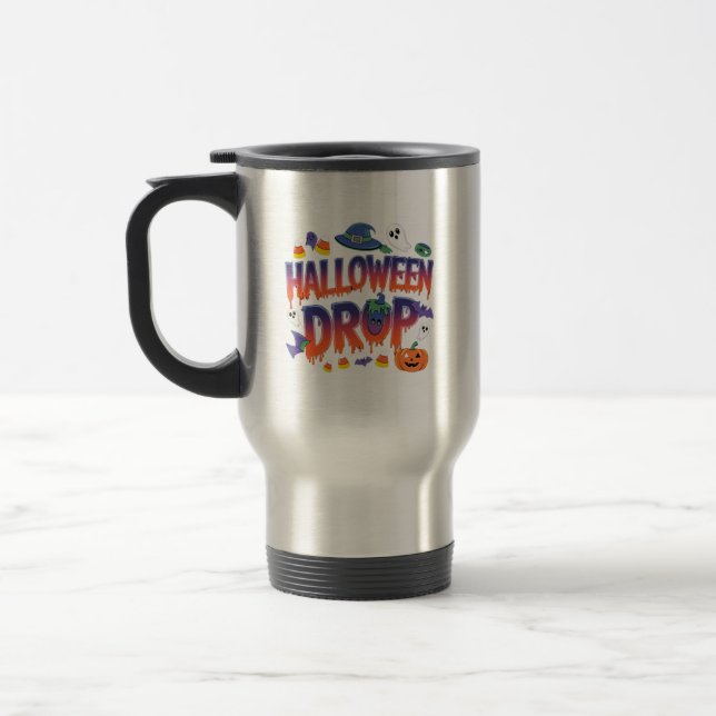Mug De Voyage Chute d'Halloween (Gauche)