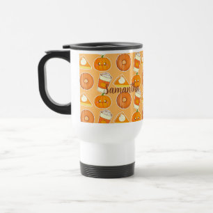 Mug De Voyage Chute saison Citrouilles Traitements Voyage Mug