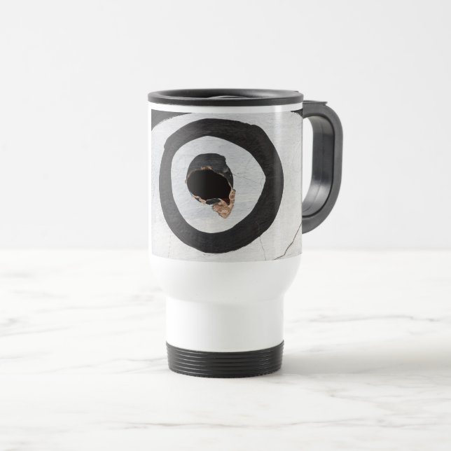 Mug De Voyage cible déchirures (Devant droit)