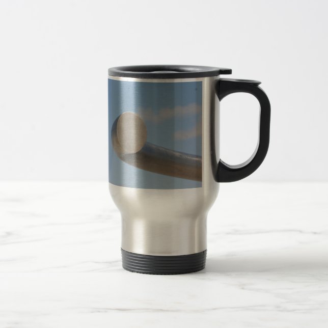 Mug De Voyage Ciel bleu métallique (Droit)