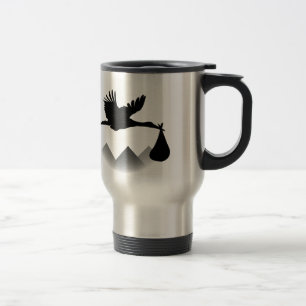 Mug De Voyage Cigogne et bébé