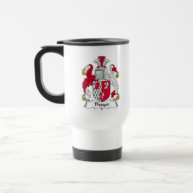 Mug De Voyage Cimier de la famille Thayer (Gauche)