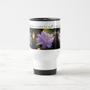 Mug De Voyage Citation Clematis Flower Inspirational Kindness