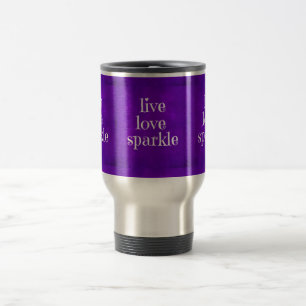 Mug De Voyage Citation d'amour vif pourpre