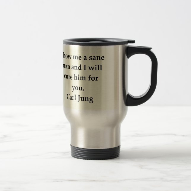 Mug De Voyage citation de Carl Jung (Droit)