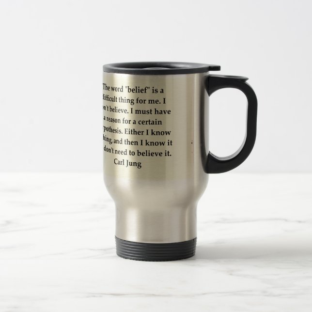 Mug De Voyage citation de Carl Jung (Droit)
