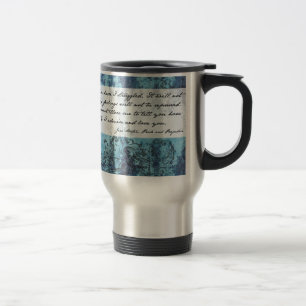 Mug De Voyage Citation de fierté et de préjudice
