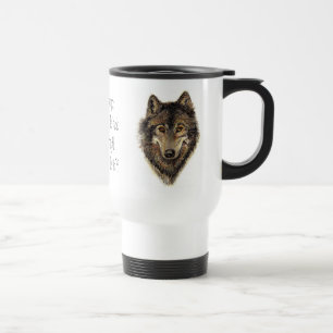 Mug De Voyage Citation de loup et de pack - Collection d'animaux