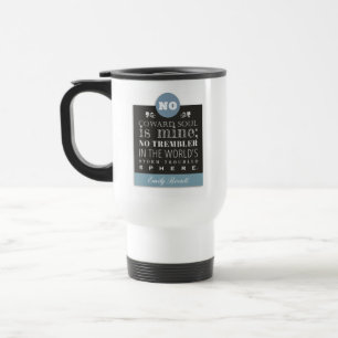 Mug De Voyage Citation de poème Emily Bronte - Aucune âme de cow