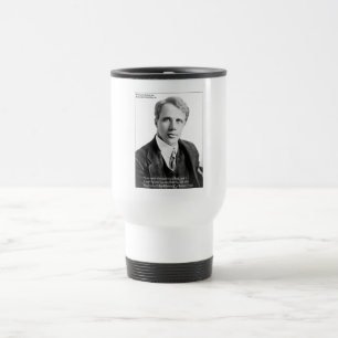 Mug De Voyage Citation de Robert Frost "Route Parcourue" sur Car