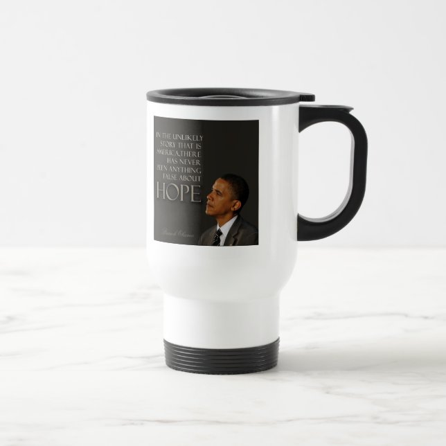 Mug De Voyage Citation d'Obama (Droite)