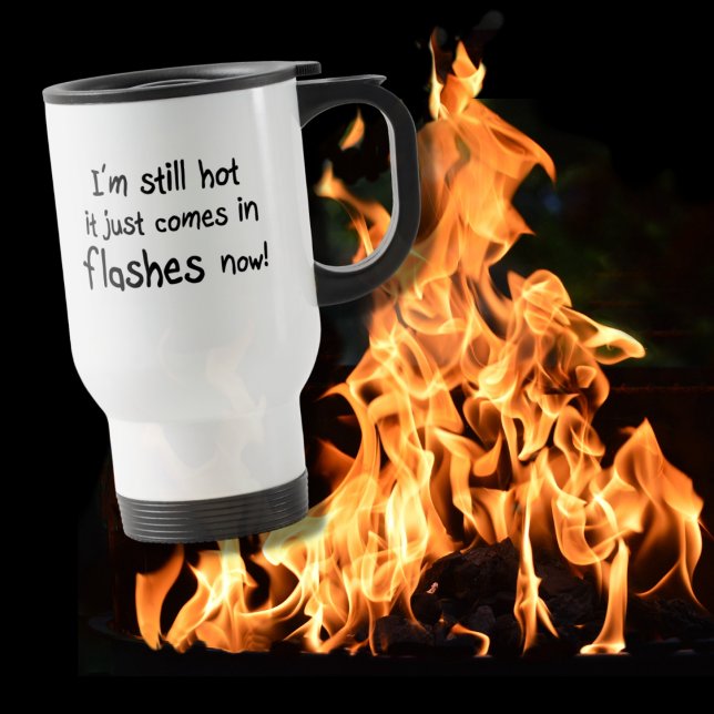 Mug De Voyage Citation drôle typographie d'anniversaire cadeaux  (A hilarious birthday gift for her. Menopause setting in? Shed some laughter on the matter!)