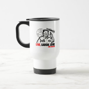 Mug De Voyage Citation Live Rire Amour Texte Esthétique