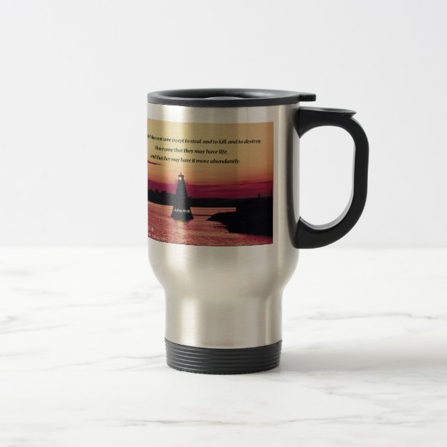 Mug De Voyage Citations chrétiennes (Droit)