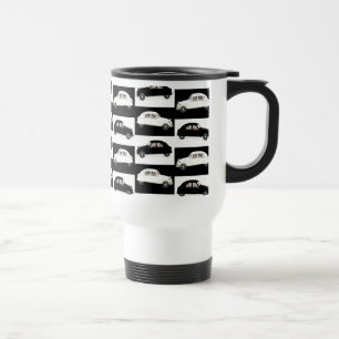 Mug De Voyage Citroen noir blanc 2CV