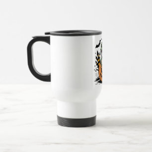 Mug De Voyage Citrouille de bière Lizard Halloween à poils
