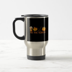 Mug De Voyage Citrouille Latte Tis Saison Chute Café Thanksgiv