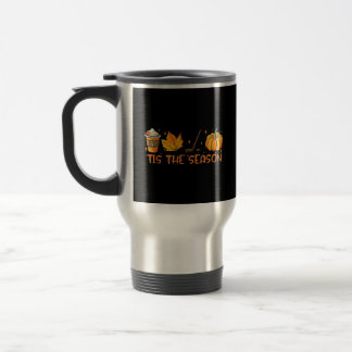 Mug De Voyage Citrouille Latte Tis Saison Chute Café Thanksgiv