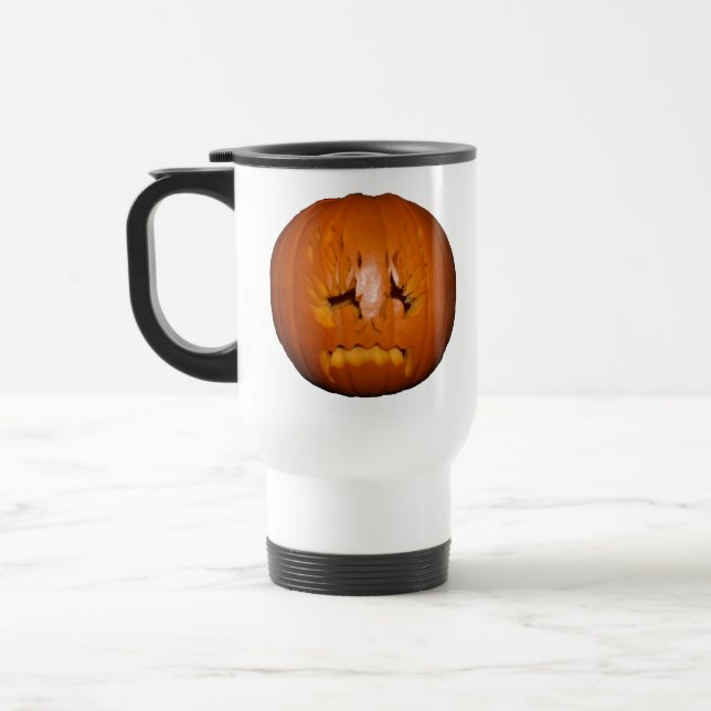 Mug De Voyage Citrouille, Tristes flammes (Gauche)