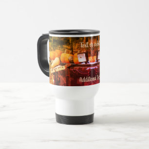 Mug De Voyage Citrouilles Sur Camion Nature Art Personnalisé