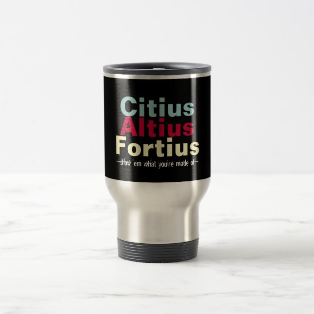 Mug De Voyage Citus Altius Fortius Plus rapide Plus fort (Centre)