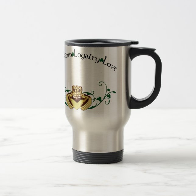 Mug De Voyage Claddagh/Claddaugh (Droit)