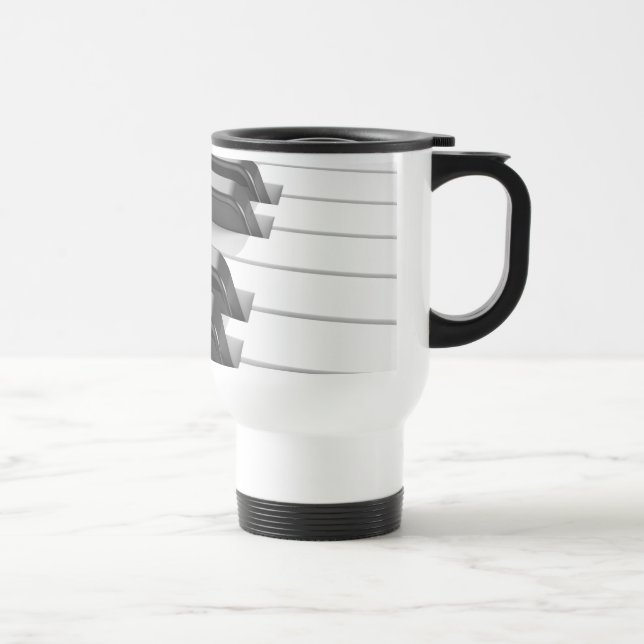 Mug De Voyage Clavier de piano (Droite)