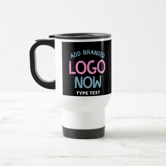 MUG DE VOYAGE CLIENT SIMPLE CONTEMPORAIN PROPRE NOIR MODE (Gauche)