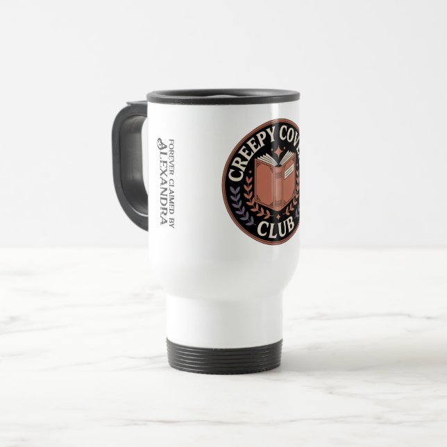 Mug De Voyage Club de Couvertures déplaisant Personnalisé pour l (Devant gauche)