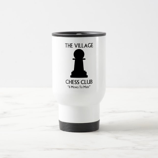 Mug De Voyage Club d'échecs de village (Centre)
