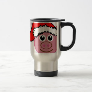 Mug De Voyage cochon de noël
