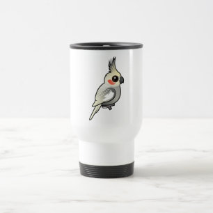 Mug De Voyage Cockatiel orné de paillettes