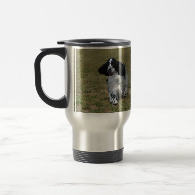 Mug De Voyage Cocker anglais adorable (Gauche)