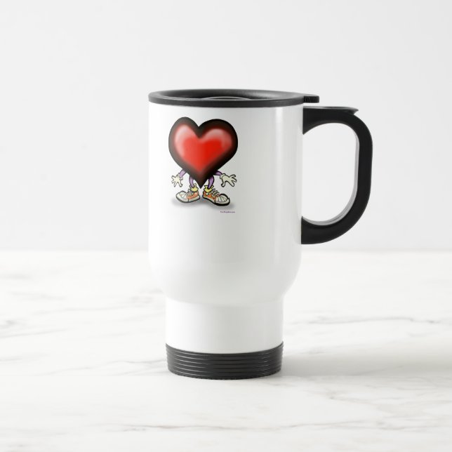 Mug De Voyage Coeur (Droite)