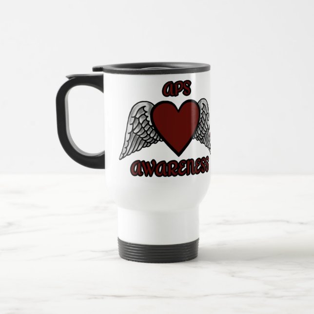Mug De Voyage Cœur/Ailes...APS (Gauche)