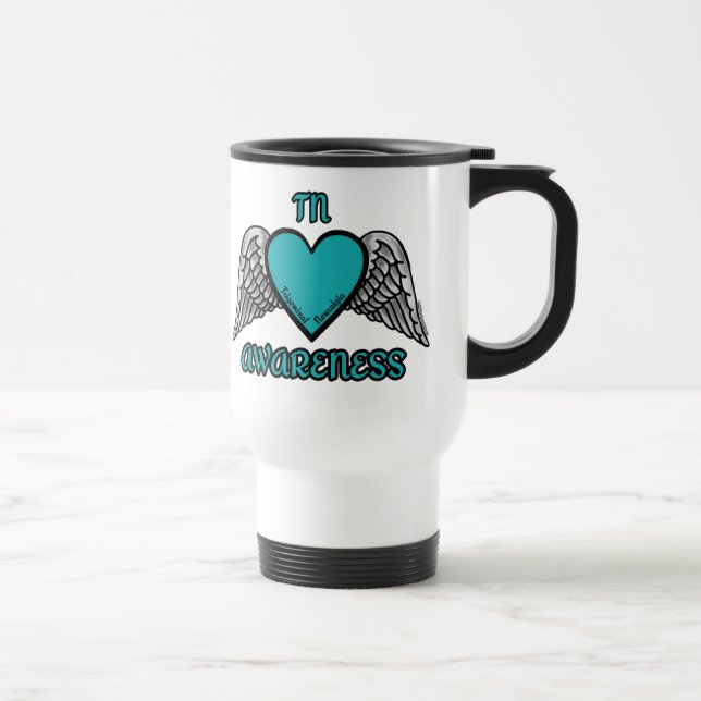 Mug De Voyage Coeur/ailes...TN (Droite)