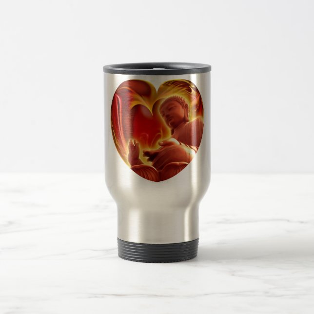 Mug De Voyage Coeur BUDDHA (Centre)
