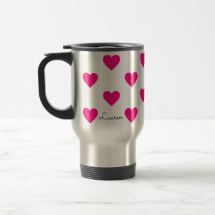 Mug De Voyage Coeur d'amour de roses indien