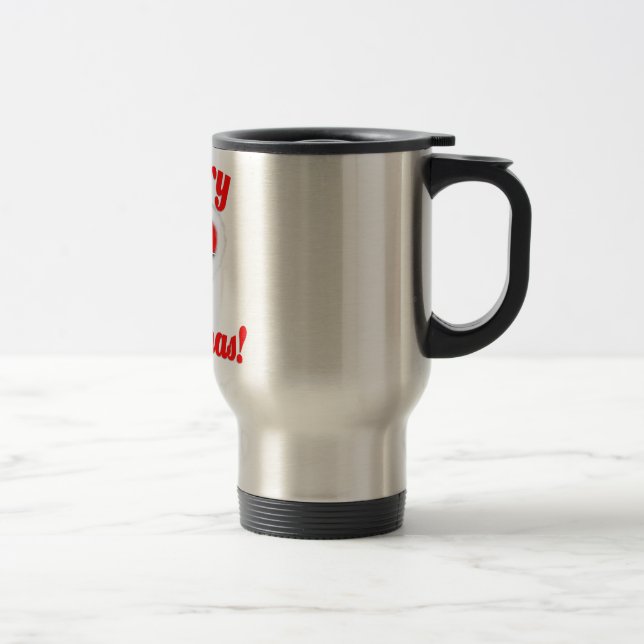 Mug De Voyage Coeur de père Noël (Droit)