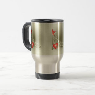 Mug De Voyage Coeur pour Noël