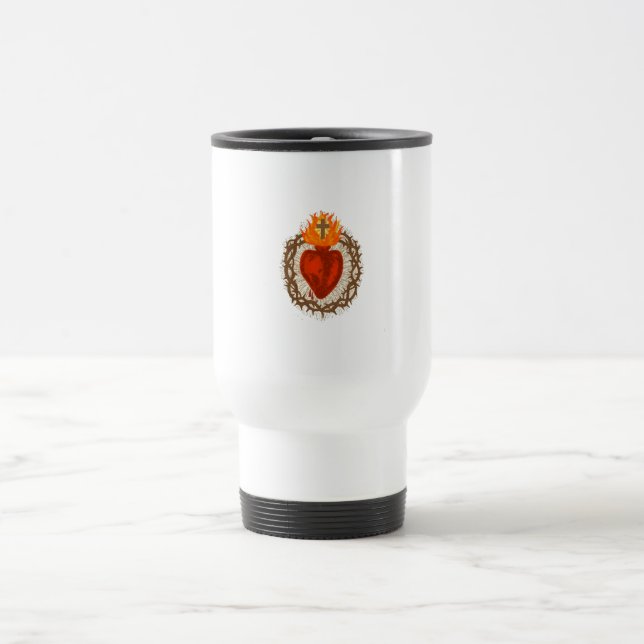 Mug de voyage Cœur Sacré de Jésus (Centre)