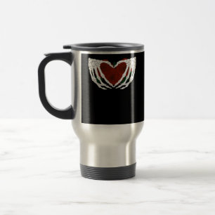 Mug De Voyage Coeur squelettique
