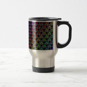 Mug De Voyage Coeurs arc-en-ciel
