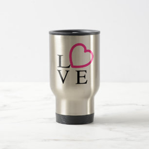 Mug De Voyage Coeurs d'amour