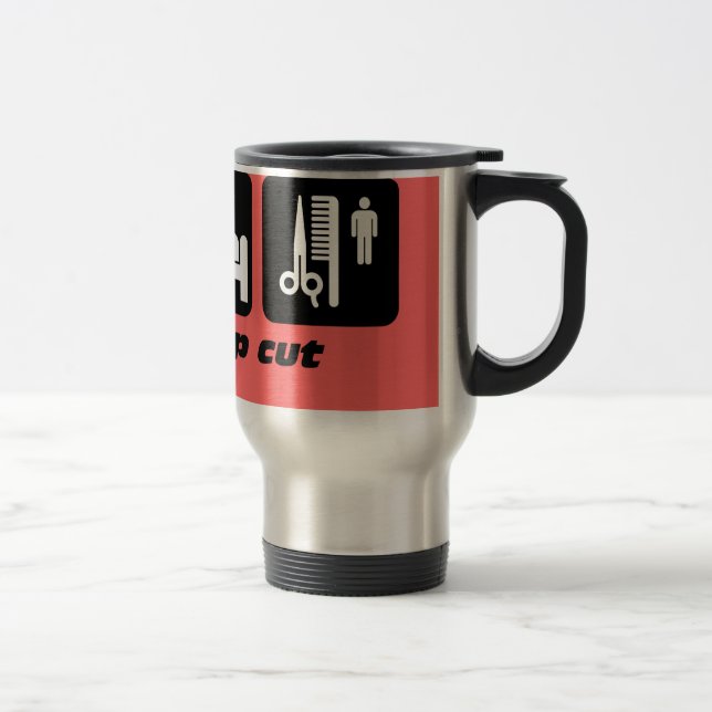 Mug De Voyage Coiffeur (Droit)